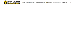 Desktop Screenshot of iowatees.com